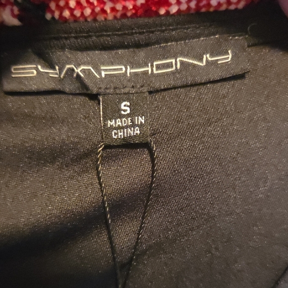 Symphony Black Plunge Neck Sleeveless Bodycon Dress - Picture 4 of 4